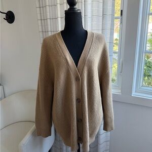 Jenni Kayne Tan Cardigan Sweater